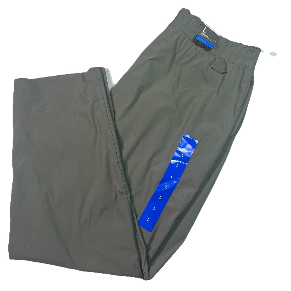 NWT Columbia Inland‎ City Jogger Olive Women's L UPF 50 Active Fit Omni-Shade